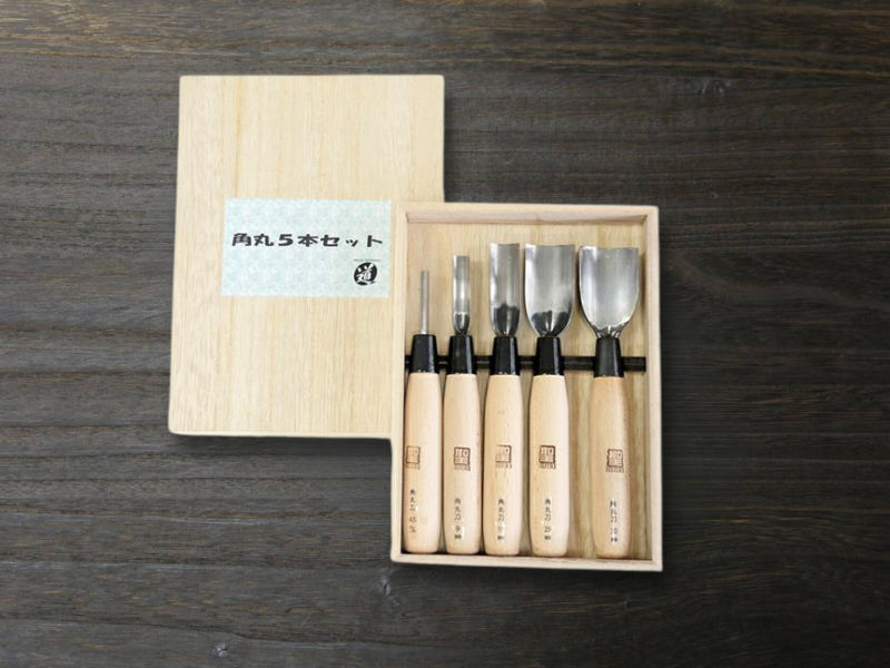 Round Knife 5 Pieces Set for Leathercraft
