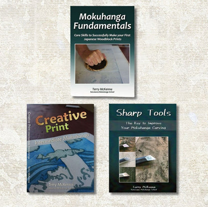 Terry's 3-Book Set for Mokuhanga (Woodblock Printing)