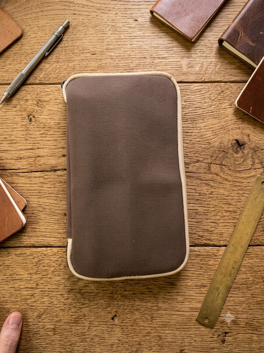 Exterior of the protective carrying pouch