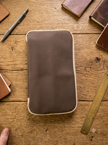 Exterior of the protective carrying pouch