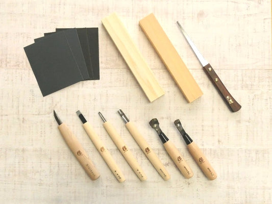 Handmade cutlery production set
